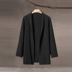Loose Cotton and Linen Casual Cardigan