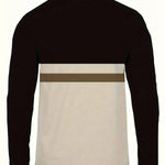 KZZ Men's Casual Long Sleeve Round Neck T-Shirt