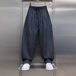 Vertical Striped Loose Casual Pants