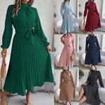 Lauren Ryan | Pleated Midi Dress For Women