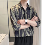 Tie Dye Short Sleeve Casual Shirt
