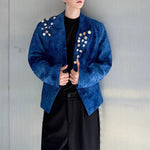 Retro Multi-button Lapel Short  Jacket