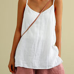 Solid Color Casual Sleeveless Tank Top
