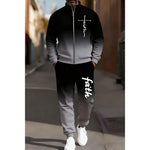 KZZ Stylish Ombre Activewear Set