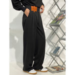 Temperament Drape Straight Leg Pants