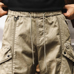 Vintage Loose Cotton Big Pockets Cargo Pants