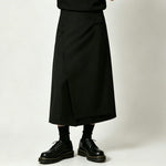Wide-Leg Loose-Fit Culottes  Skirt-Pants
