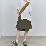 Irregular Wavy Hem Loose Pullover T-shirt