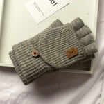 Norvale Fingerless Knit Gloves