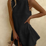 Chic Wave Edge Mini Dress
