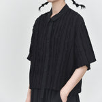 Womenâ€™s Textured Loose Casual T-shirt