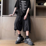 American Casual Loose Wide-leg Workwear Cropped Trousers