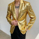 Sequined Suit Set Stage Performance Party Tuxedo