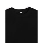 KZZ  Men's black crew neck T-shirt