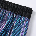Elastic-waist Sequined Wide Leg Pants Stage Performance Party Trousers