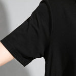 Women's Batwing Loose-fitting Waist Patchwork T-shirt