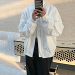 Casual Short Jacket with 3D Pockets