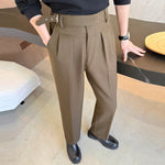 British Slim Fit  Straight Leg Trousers