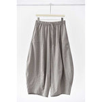 Womenâ€™s Plaid Anti-wrinkle Curved Trousers