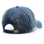 Fashion Retro Ripped Washed Distressed Denim Baseball Cap