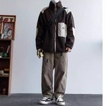 Winter Reversible Stand-up Collar Fleece Jacket