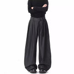 Retro Straight-leg Wide-leg Trousers
