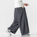 Corduroy Straight-leg Casual Wide-leg Pants