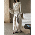 Women's Off-Shoulder Tencel T-Shirt