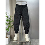 Three-dimensional Cut Tapered Leg Casual Loose Pants