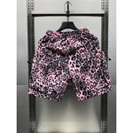 Leopard Print Quick-drying Loose-fitting Five-point Pants