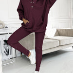 Casual and Comfortable Three-piece Sweatshirt Set