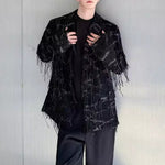 Retro Tassel Casual Suit Jacket
