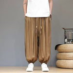Breathable Loose-Fit Ice Silk Wide-Leg Pants