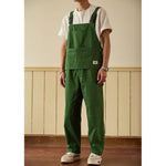 Retro Loose-Fit Multi-Pocket Workwear Cargo Overalls