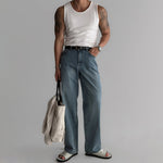 American Vertical Striped Slim Fit Knitted Vest