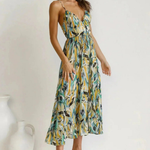 The Spark | Vibrant Color Midi Dress