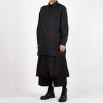 Button-back Long-sleeved Shirt