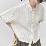Womenâ€™s Textured Loose Casual T-shirt