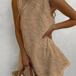 Casual Lace  Sleeveless Mini Dress