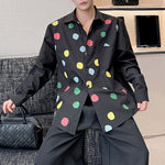 Polka Dot Print Loose Shirt