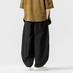 Linen Casual Lantern Wide-leg Pants