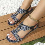 Maison | Orthopedic sandals with crystal details