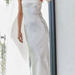 Ava Cromwell | Strapless Satin Maxi Dress For Women