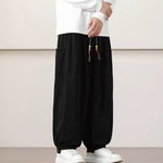 Corduroy Side Pocket Loose Wide-leg Casual Pants