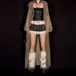 American Loose Wool Knitted Cardigan