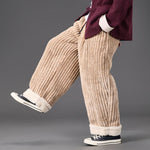 Thickened Reversible Corduroy Trousers