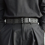 Double Buckle Canvas Belt