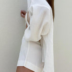 Cotton Wonderland Tied Two Piece Shorts Set
