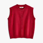 Casual Button Up Sweater Vest