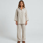 Charlotte Reid | Linen Two-Piece Set For Women